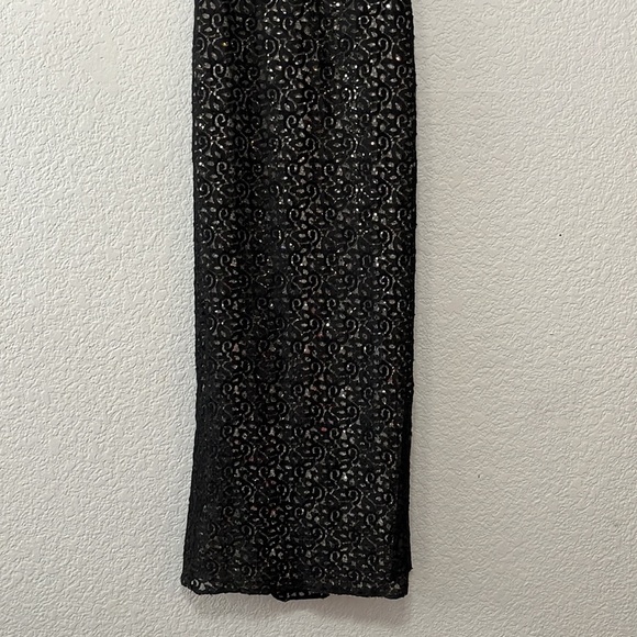 Jessica McClintock Gunne Sax Lace Sequin Maxi Dress - Picture 7 of 17